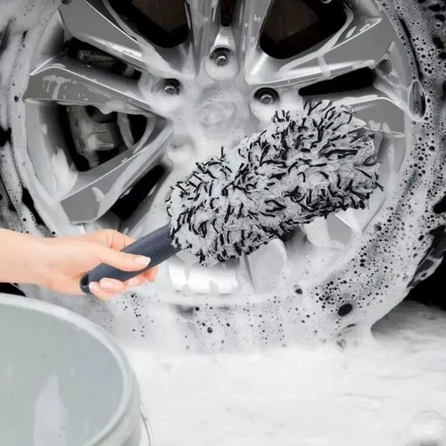 Car wheel rim - car, cleaning