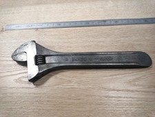 Vintage BAHCO SAAB ADJUSTABLE WRENCH TYRE LEVER / spanner. 8”