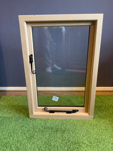 Oak wood hardwood - window, 600mm