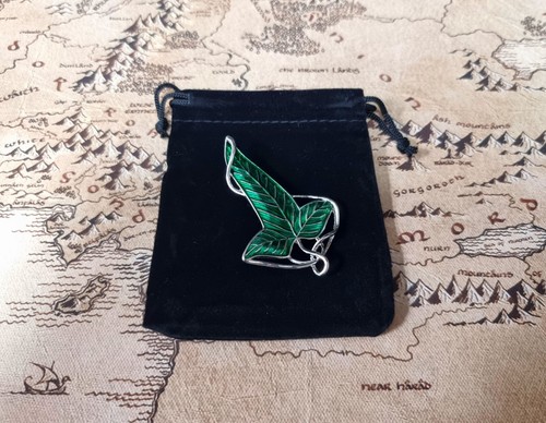 Elven leaf brooch - elven,