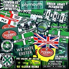 100 x Plymouth Argyle Stickers
