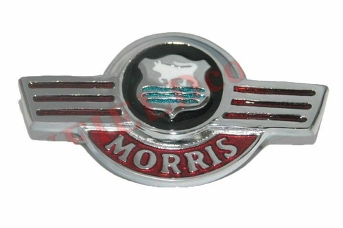 Morris minor bonnet badge - morris,