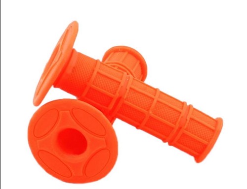 Handlebar grips orange maico - handlebar,