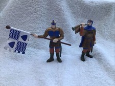 ELC Medieval Knights - Horn Blower And Banner Bearer for Toy Castle