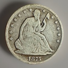 US Liberty ,Half Dollar 1875