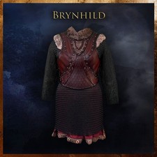 The Brynhild LARP Leather Body Size 40-44" Black