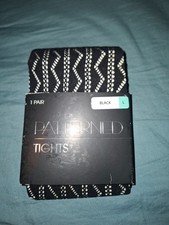 BHS Black Patterned Tights
