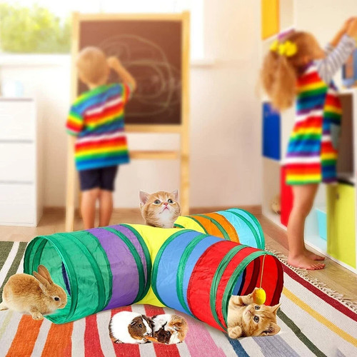 Foldable rainbow tunnel - rainbow,