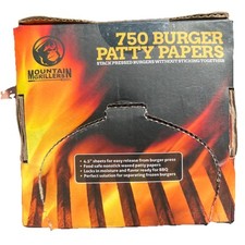 10x 750 Pcs Non Stick Wax Discs 11cm Hamburger Burger Patty Wax Papers