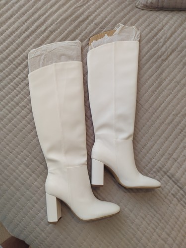 Elegant ladies white leather - white,
