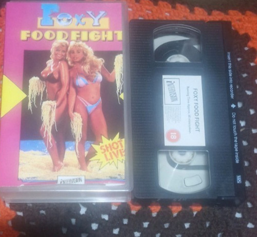 Foxy food fight vhs - food,
