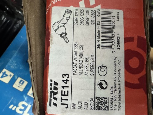 Outer tie rod end - outer,