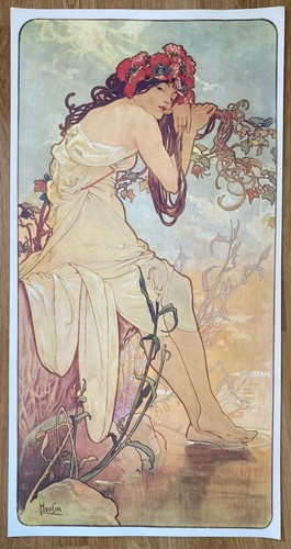 Vintage mucha poster very - poster,