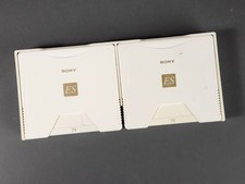 Sony ES Jacket Case 4x 74 Minute Recordable MiniDiscs Rare MD 4 Pack White