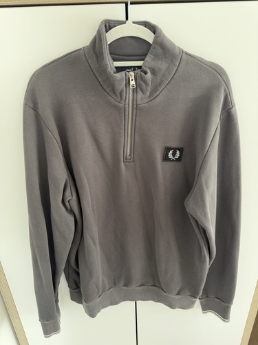 Fred perry men zip - men's, grey