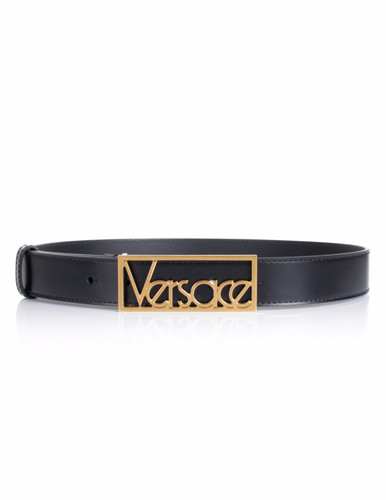 Versace vintage logo belt - versace,