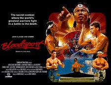 Bloodsport 1988 quad poster - bloodsport,