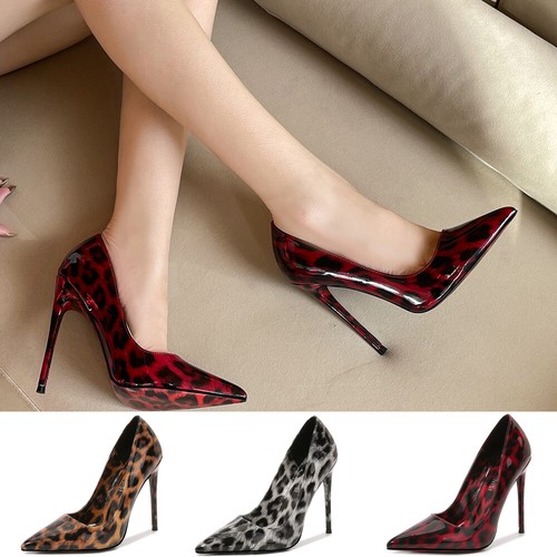 Leopard men heels pointed - heels,