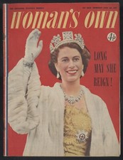 WOMAN MAGAZINE 1953 . QUEEN ELIZABETH II EDITION  Condition VG