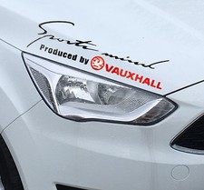 ☆New☆ Headlight Eyebrow Car Stickers Decals Graphics Vinyl For Vauxhall (Black)-