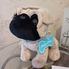 Adopt a plush - Soft toy pug, soft toy plush toy/puppy dog , lovely condition