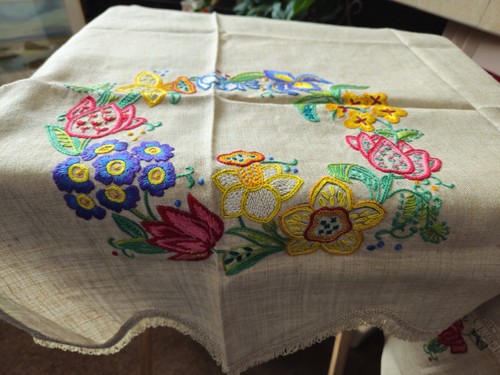 Crewel work embroidery spring - work,
