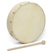 World Rhythm Hand Drum - 6 Inch Frame Drum - Beater Included