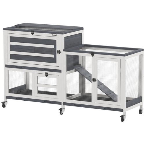 Rabbit hutch grey fir - fir, wood
