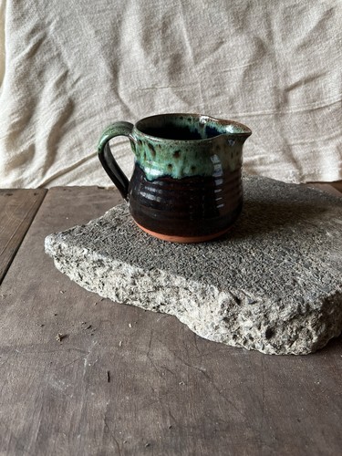 Vintage studio pottery mug - pottery,