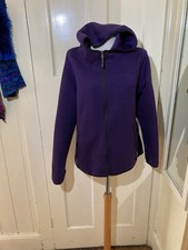32 Degrees Deep Purple ?12/14 Stretchy Hooded Zipped Lightweight Warm Jacket
