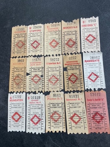 15x british rail platform - 15x,