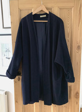 Nicole Farhi Blue wrap coat