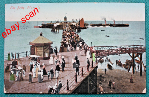 1910 the jetty margate kent - the,