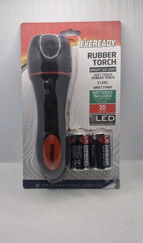 Eveready rubber torch bright - |,