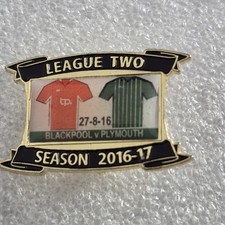 Blackpool V Plymouth Badge
