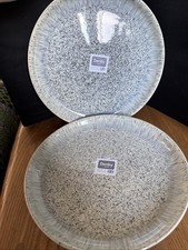 2 NEW DENBY Grey Blue  Halo