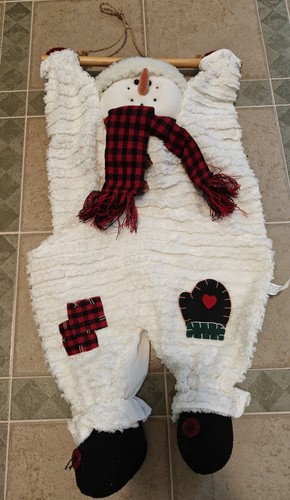 Vintage hanging snowman - vintage,