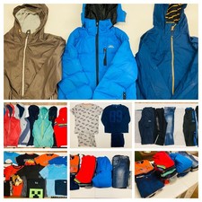 Boys Children's Clothes Batch 9-14 - Coats | Hoodies | Trousers | PJs | T-shirts