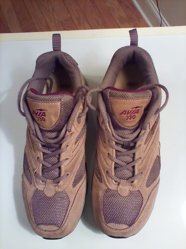 Womens brown avia 330 leather - brown,