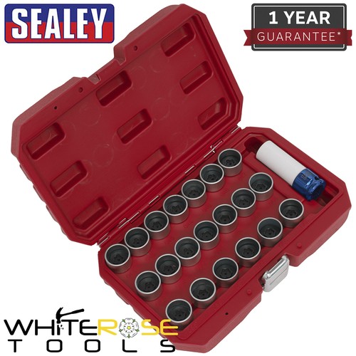 Sealey 21pc locking wheel - locking, nut
