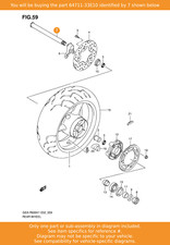 SUZUKI Axle, Rear, 64711-33E10
