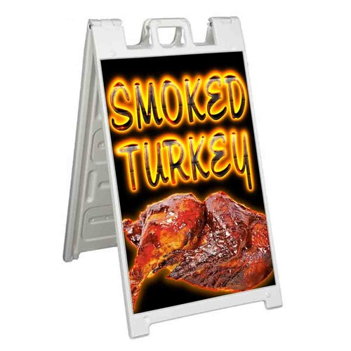 Smoked turkey fire - smoked,