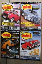 4 x MINI Magazine 2005 Cooper Classifieds Shows Racing Restoration Adverts Cars