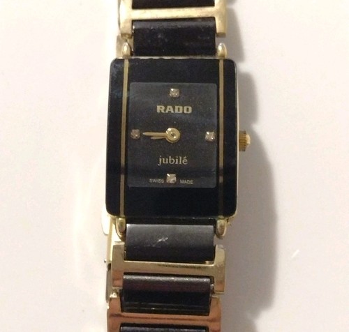 Rado jubile 18mm black - black, gold
