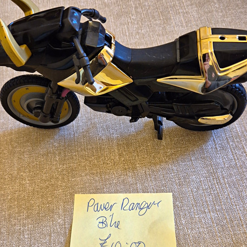 Power rangers blue - power, motorcycle