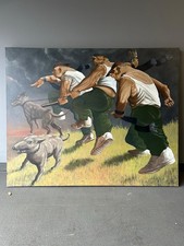 Peter Howson - Men With Dogs