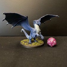 Dungeons And Dragons Young Blue Dragon Painted Epic Miniatures