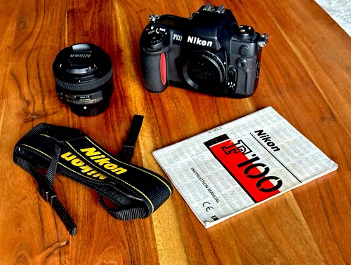 Nikon f100 35mm slr film - nikon,