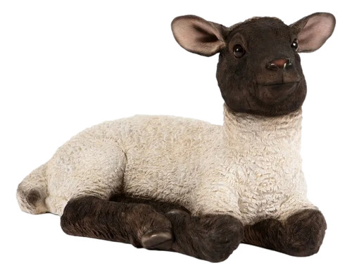 Suffolk lamb ornament - suffolk, laying