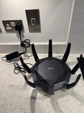 ASUS RT-AX89X 4804 Mbps 2port 10Gbps 8 1Gbps WiFi 6 Router - Black